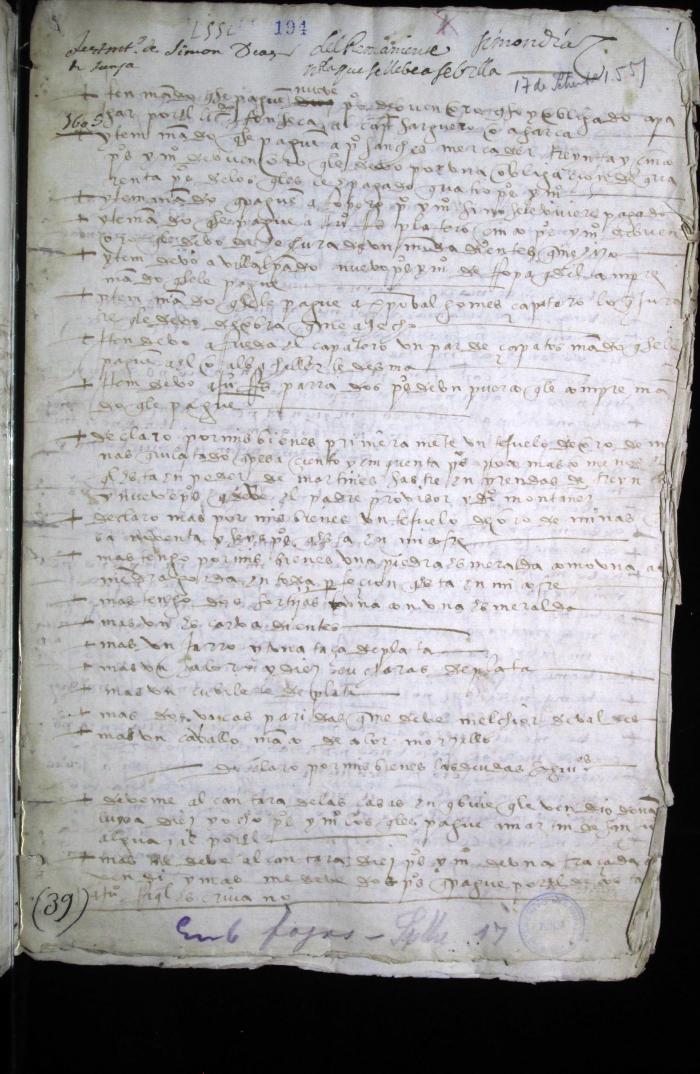 Testamento de Simón Díaz