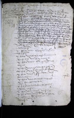 Mortuoria y testamento de Sebastián de Piña
