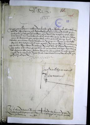 Cédula Real para que se nombre pregonero en Tunja
