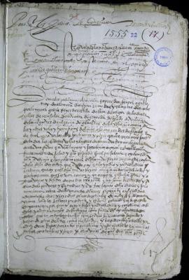 Traslado de cédula real para que los indios no anden vagos