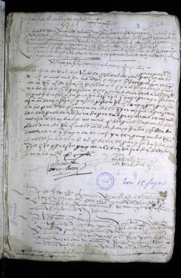 Probanza de servicios del capitán Melchor de Valdés de Ruiz en una encomienda de la Provincia de Quito