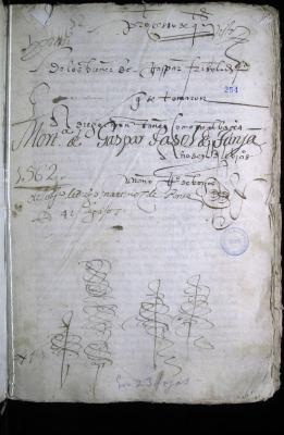 Mortuoria con testamento de Gaspar Frisol de Portugal e inventario de sus bienes