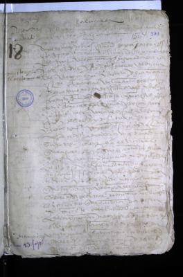 Testamento que hizo doña Ana Maldonado de Tunja y mortuoria de Domingo de Aguirre