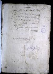 Mortuoria con testamento de Alonso de Aguilar. Murió en Tunja