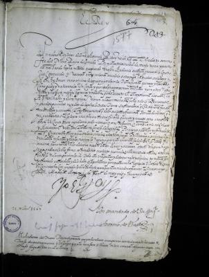 Cédula real para que la Audiencia informe sobre lo pedido por Tunja acerca de que no se cobre por los jueces mayores emolumentos