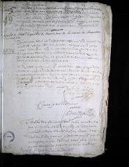 Juicio civil de Bernardino de la Serna Mojica contra Gregorio de Tórres  Vinagre. Titulo de Martín de Esquivel sobre unas tierras de la sierra de Sotaquirá por el cabildo