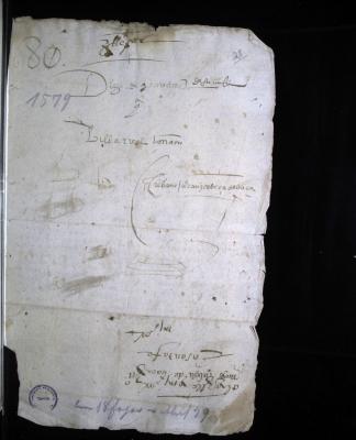 Receptoría a petición de Diego de Paredes