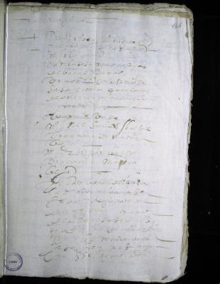 Parte de unos bienes de dote de Juana