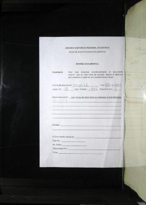 Cédula real a los escribanos para que pasen de Tunja unos procesos originales contra Sebastián Ropero