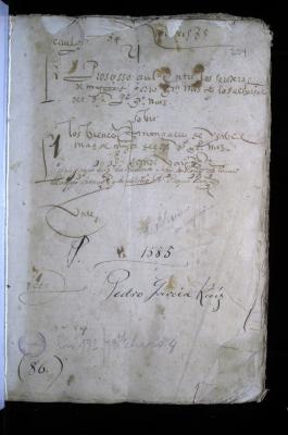 Mortuoria y testamento de Pedro García Ruíz