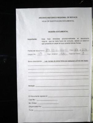 Títulos de estancia proveídos en Catalina de Partearroyo