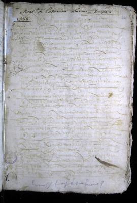 Mortuoria y testamento de Catalina Latorre