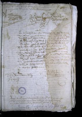 Receptoría a petición de Beatriz y Catalina de los Ríos