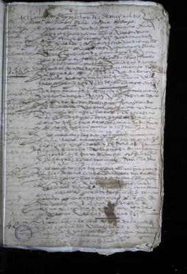 Mortuoria con testamento de Isabel
