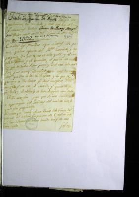 Títulos de solares y cuadras de Ignacia de Rojas