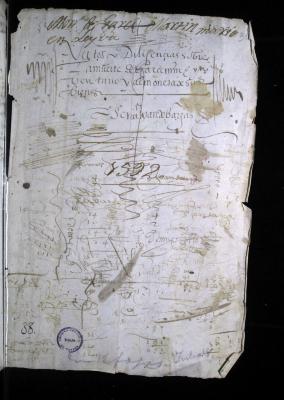 Mortuoria con testamento del conocido en América con el nombre de Garci Martín
