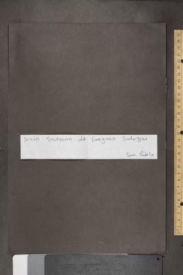 Juicio sucesorio de Gregorio Salazar