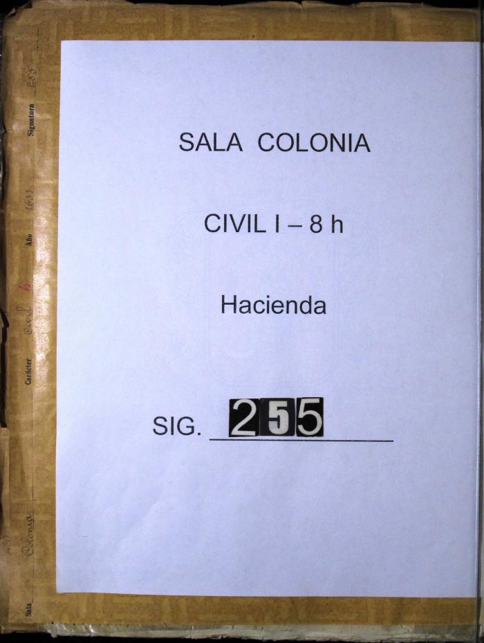 Borrador de la certificación que la Real Caja dio…