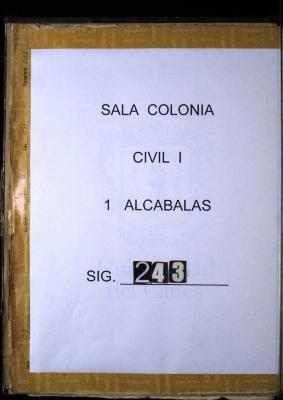 Auto del Juez de Cobranzas reales en Almaguer por…