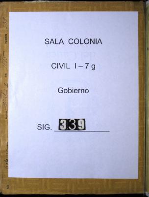 Auto del Maestre de Campo Don Miguel García…