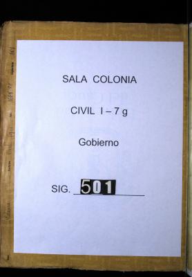 El Gobernador…