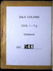 Auto por el cual manda el Gobernador entregar a…