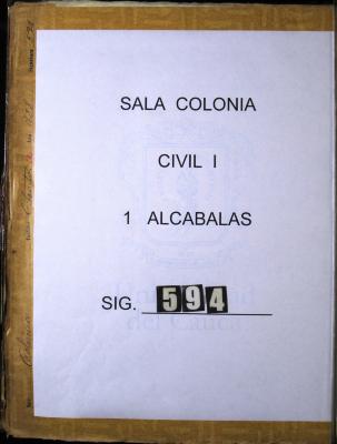 Escritura de encabezonamiento de las alcabalas de esta ciudad…