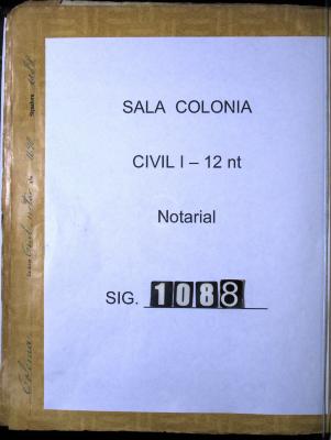 Copia de la escritura de fianza que otorgaron Arboleda…