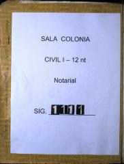 Escritura que otorgan Velasco y Tobar…