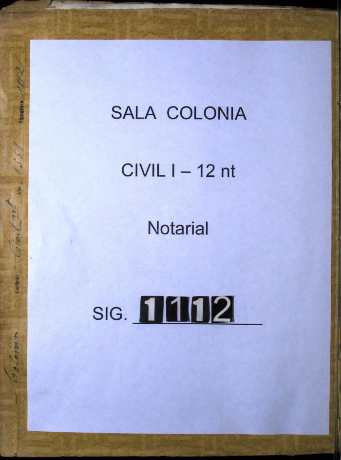 Traslado de una certificación firmada por el escribano Juan…