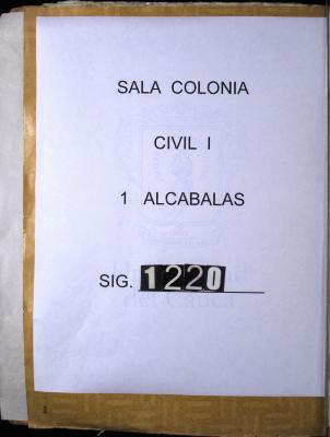 Ejecución seguida por Juan Bautista de Rivera como Juez…