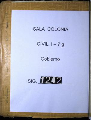 Copia de la Real Cédula referente a la confirmación…