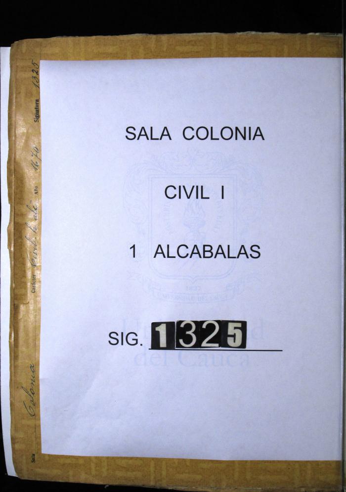 Remate de las alcabalas de Barbacoas hecho en Naranjo…