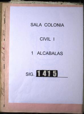 Remate de las alcabalas de Buga hecho en Fernández…