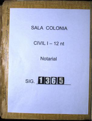 Copia de la escritura de obligación pedida por Sosa…