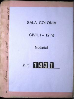 Escritura de venta que el Capitán Astigarreta hace en…