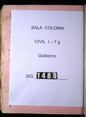 Licencia que pide el Pbro…