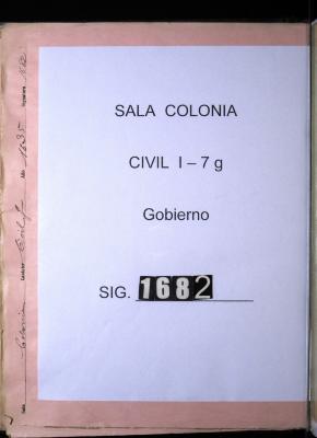 Auto del Gobernador para que el Alguacil Mayor rinda…
