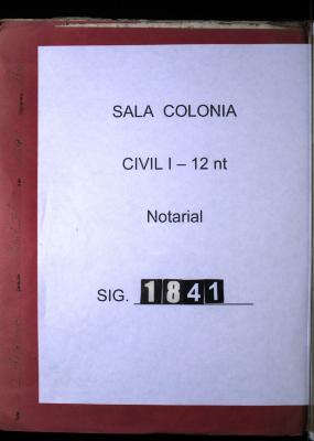 Escritura de obligación que a favor del Rey y…