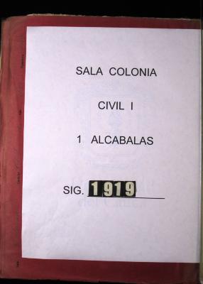 Auto del Contador para que el Alguacil Mayor o…