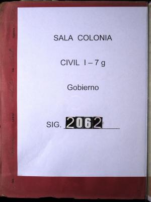 Auto del Visitador General…