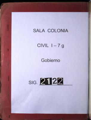 Auto del Gobernador en que declara que entre los…