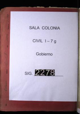 Sentencia del Gobernador contra Sarria Velasco…