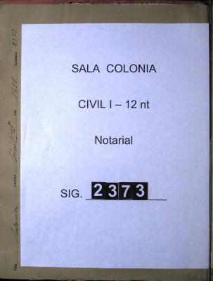 Fianza en favor de la Real Caja dada por…
