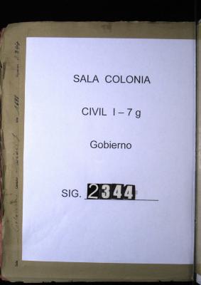 Dos autos: uno del Cabildo…