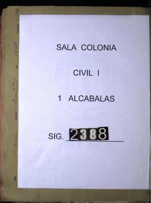 Autos del Juez de comisión para las cobranzas reales…