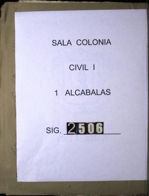 Auto de los Oficiales Reales para que los receptores…