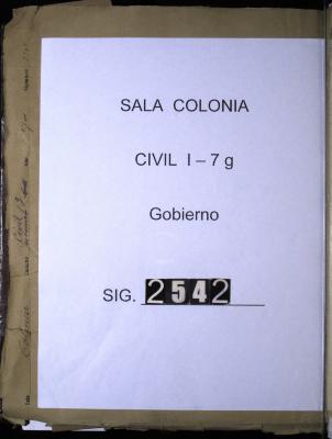 Testimonio del auto del Marqués Gobernador dado para que…