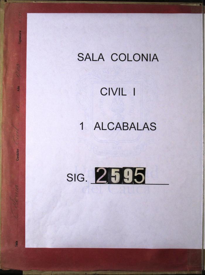 Auto por el que manda el Tesorero que las…