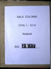 Escritura de Camargo y su mujer para garantizar el…